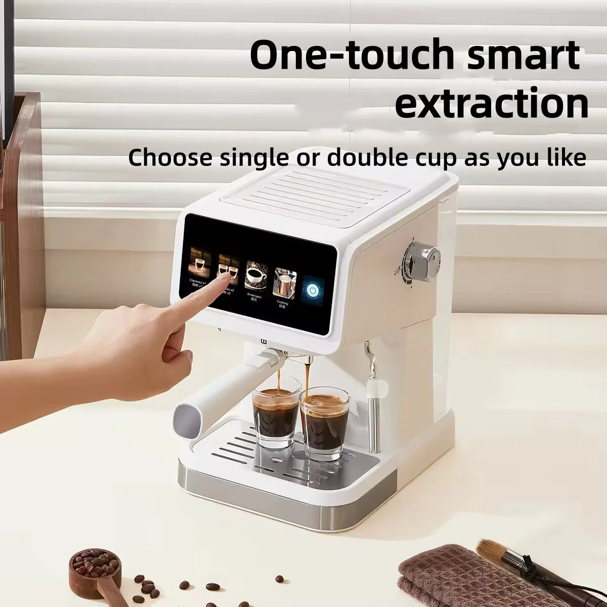 20bar Espresso Machine Steam Milk Frother Coffee Maker