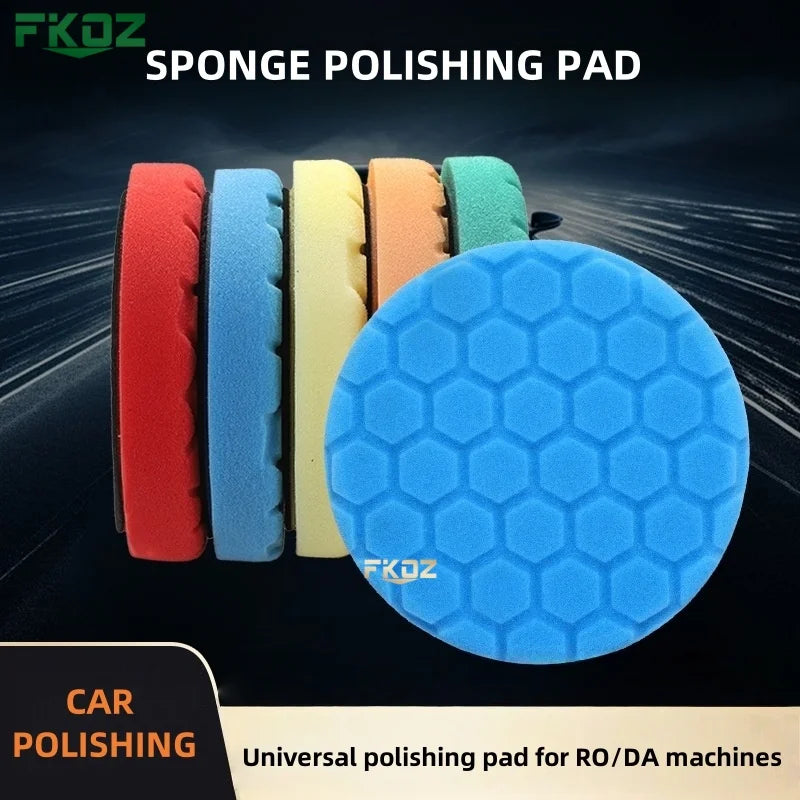 6/7 Inch Sponge Car Polisher Waxing Pads Buffing