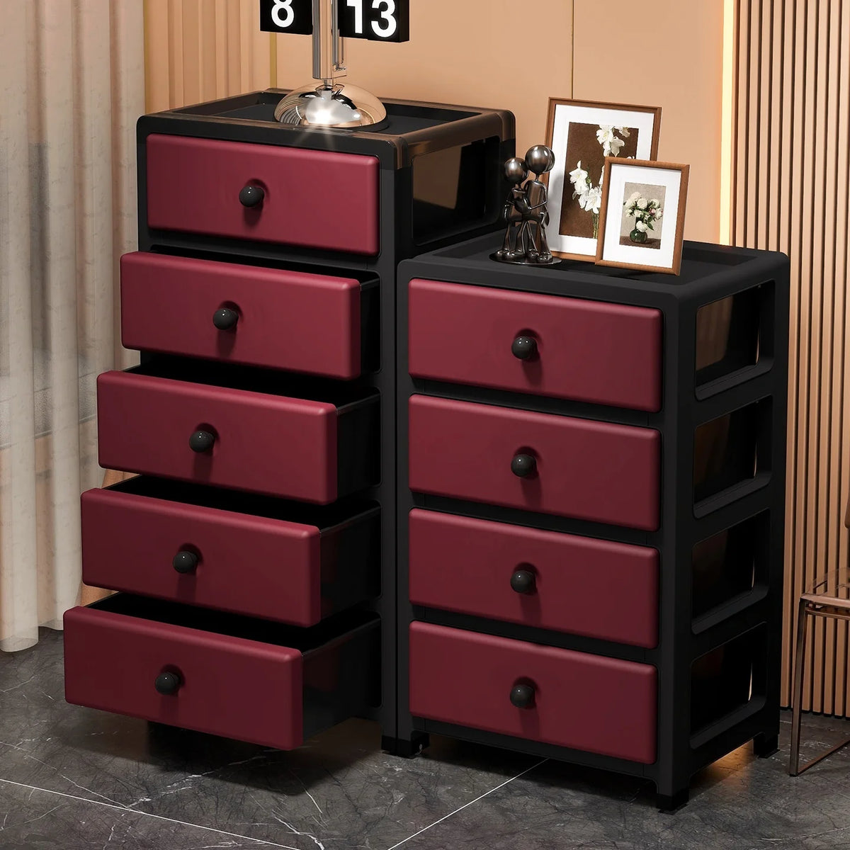 Drawer-Style Storage Cabinet - Living Room Storage Cabinet