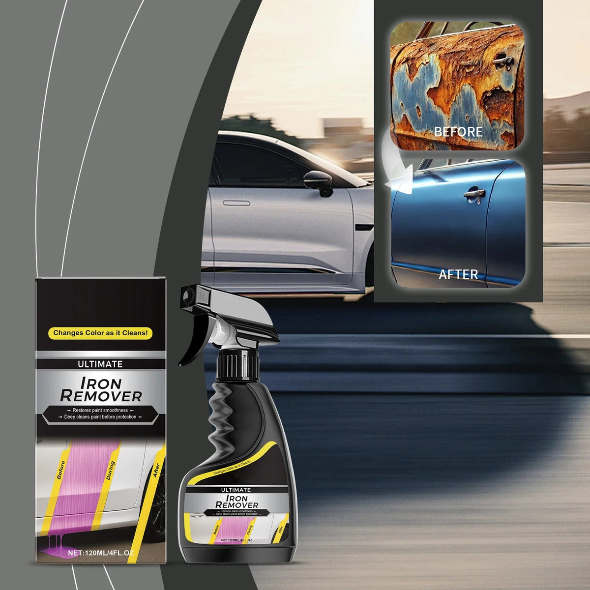 Car Rust Remover Car Wheel Hub Care Quickly