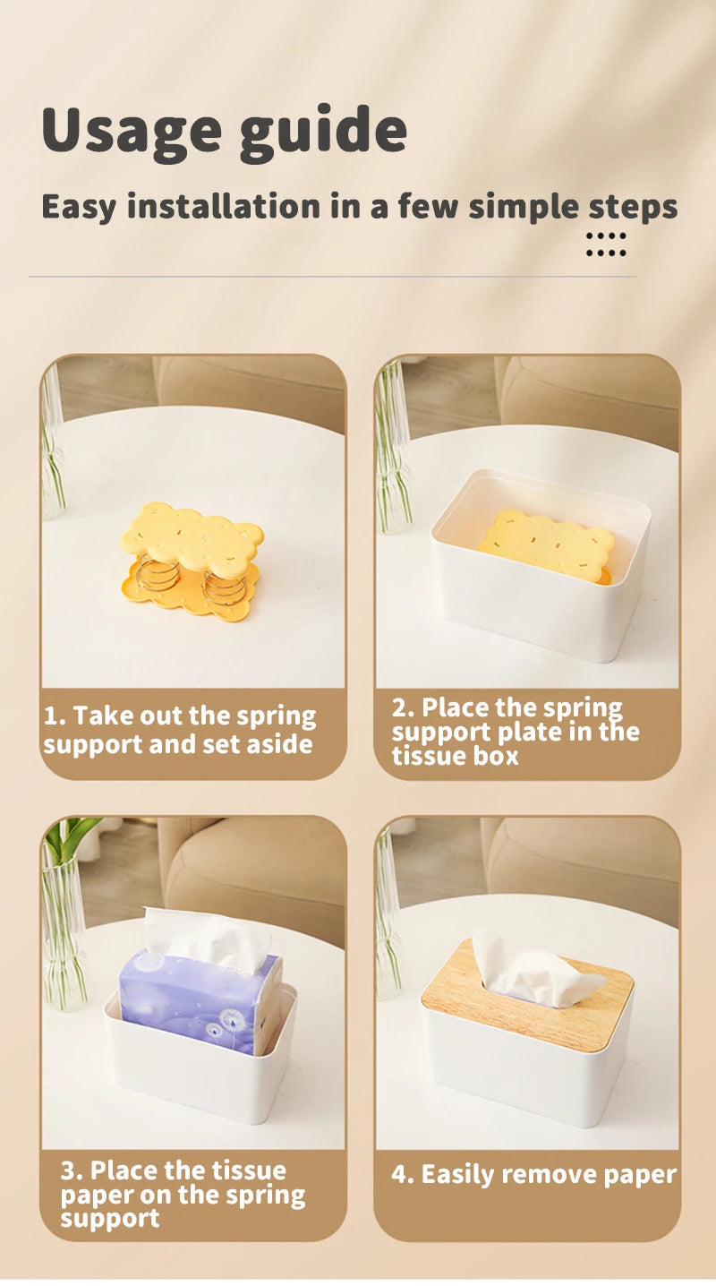 Tissue Box Tissue Dispenser Spring Automatic Lift Spring