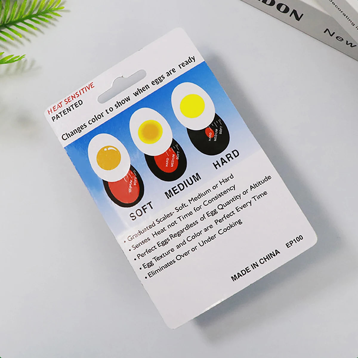1pcs Egg Timer Boiled Egg Ripening Observer Yummy