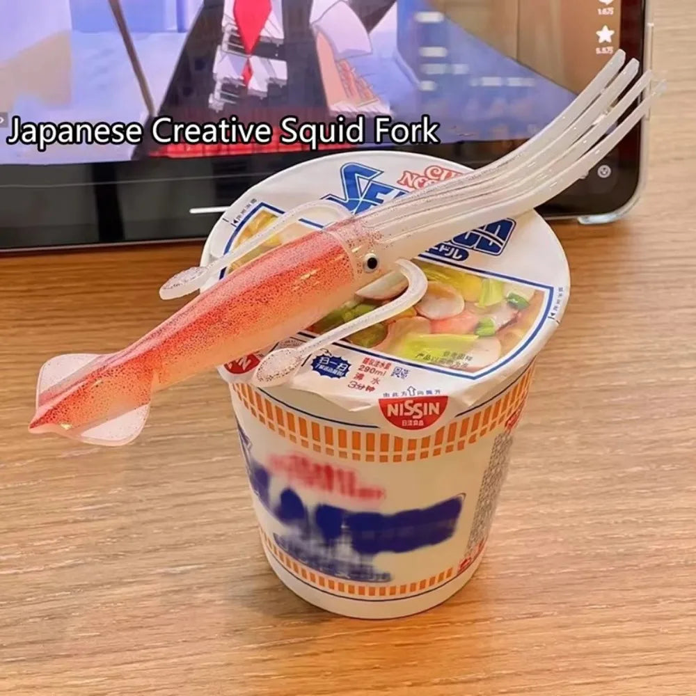 1pc Funny Squid Cuttlefish Heat-Resistant Tableware Instant