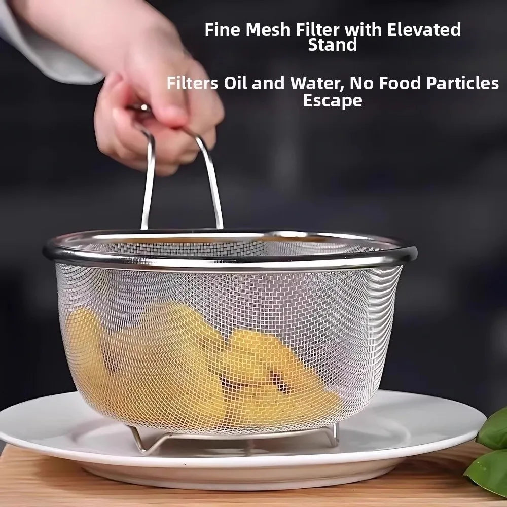 Cooking Utensils Frying Filter Basket Stainless Steel Pot
