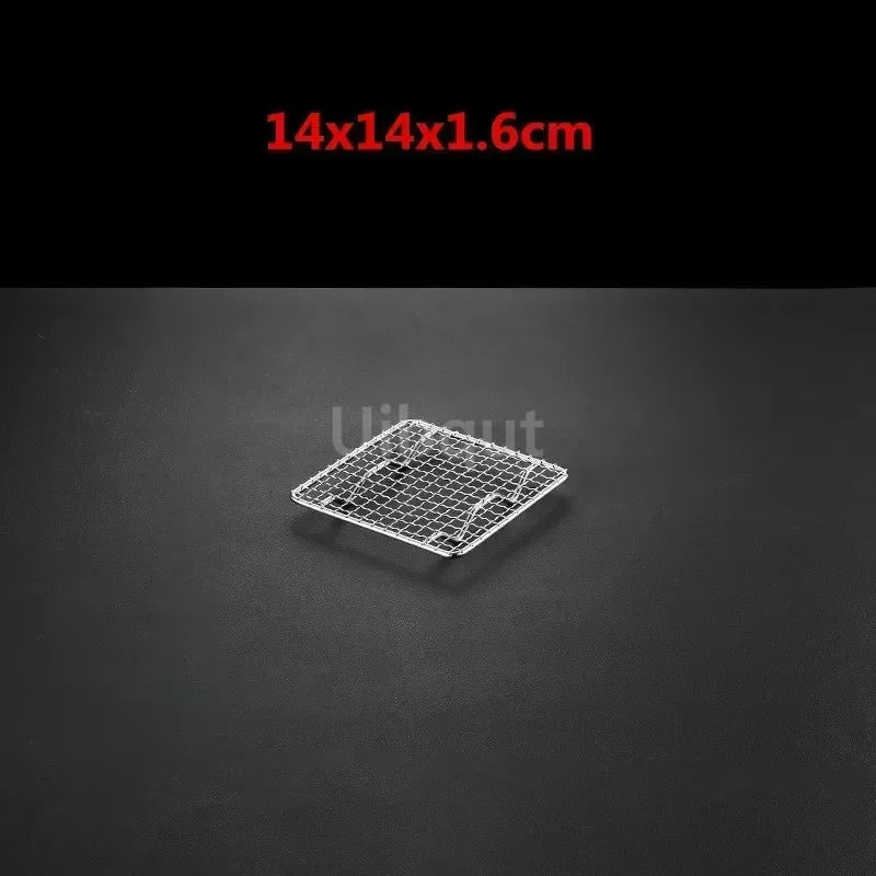 Square Bbq Net Rack Meshes Stainless Steel 304