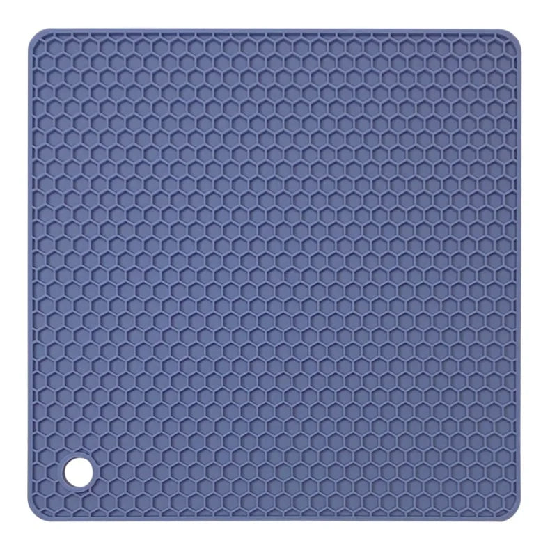 18cm Square Silicone Mat Heat Resistant Potholder Dining