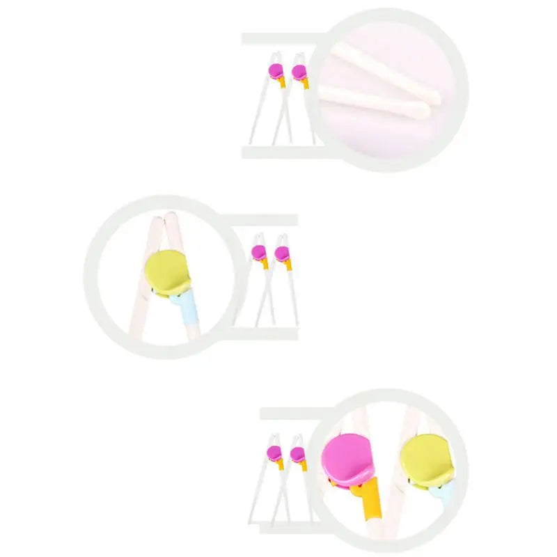 Pair Chopsticks Sushi Baby Kids Beginner Practical Chopstick