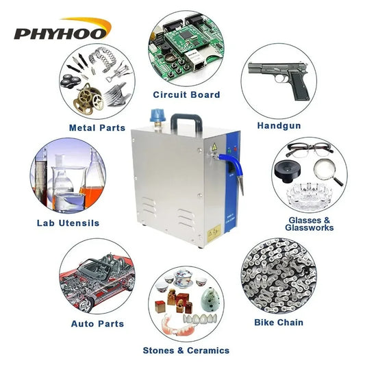 Phyhoo 2l Stainless Steel Jewelry Steam Cleaner Gem