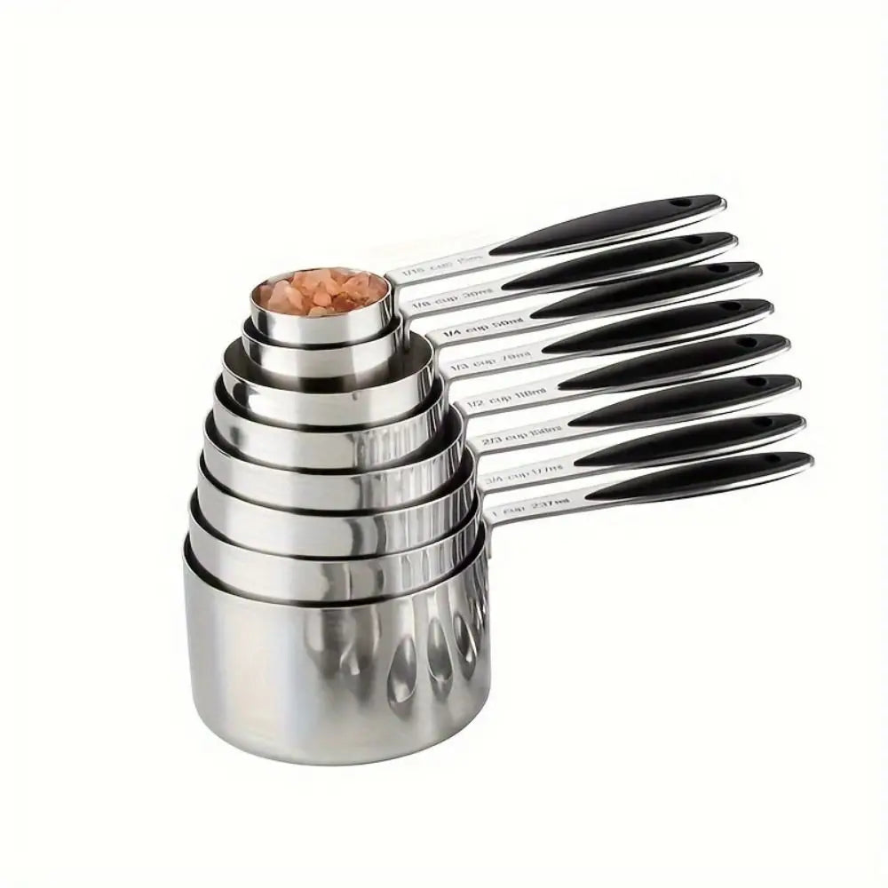 8/13pcs Stainless Steel Measuring Spoons Long Handle Stackable