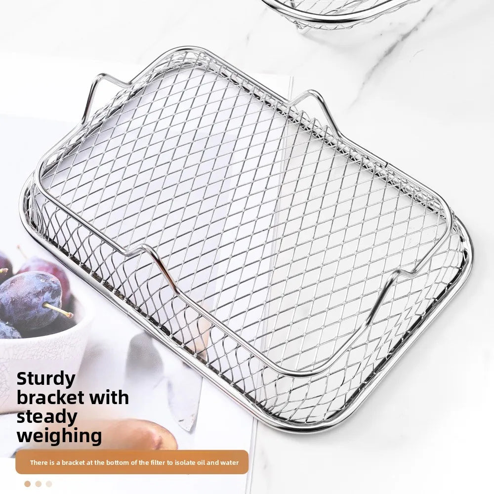 High Quality Stackable Air Fryer Rack Non-Stick Stainless