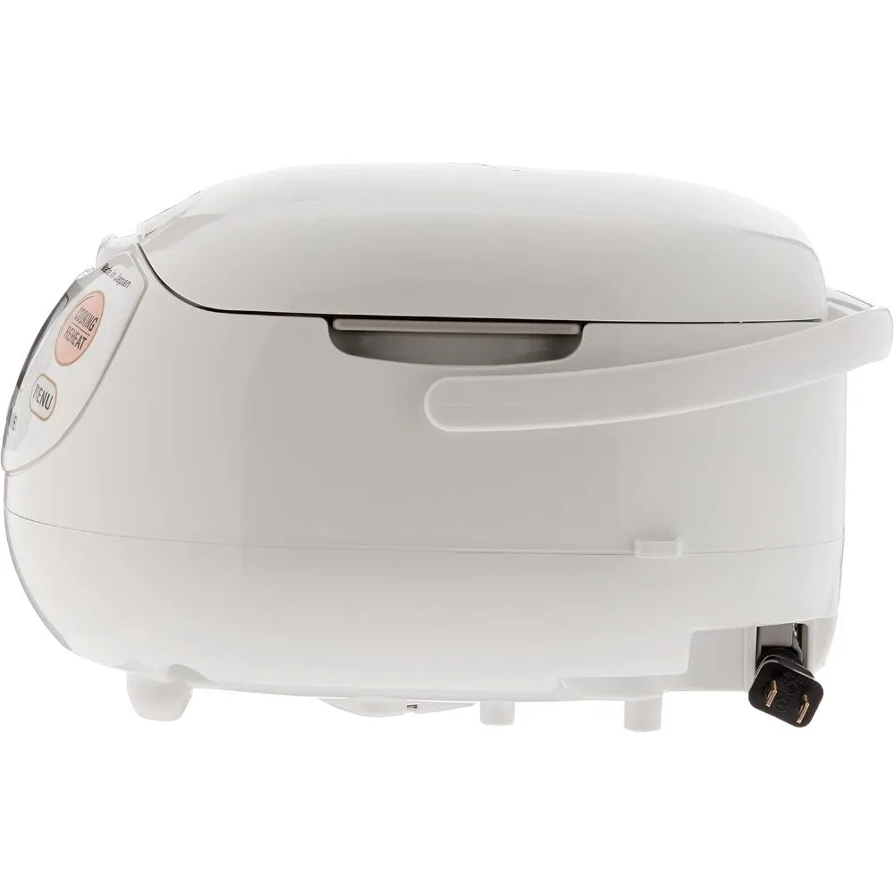 5-Cup Neuro Fuzzy Rice Cooker Warmer Premium White