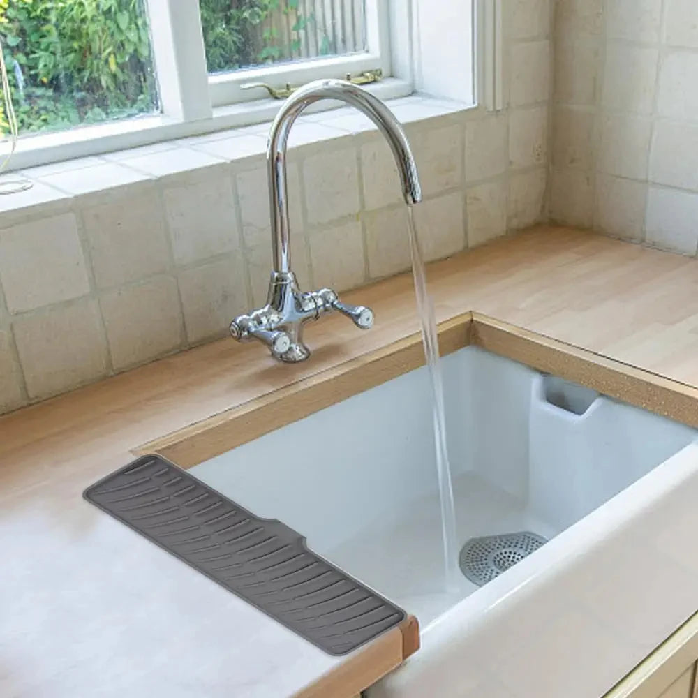 Faucet Silicone Mat Bathroom Anti-Slip Sink Drain Mat