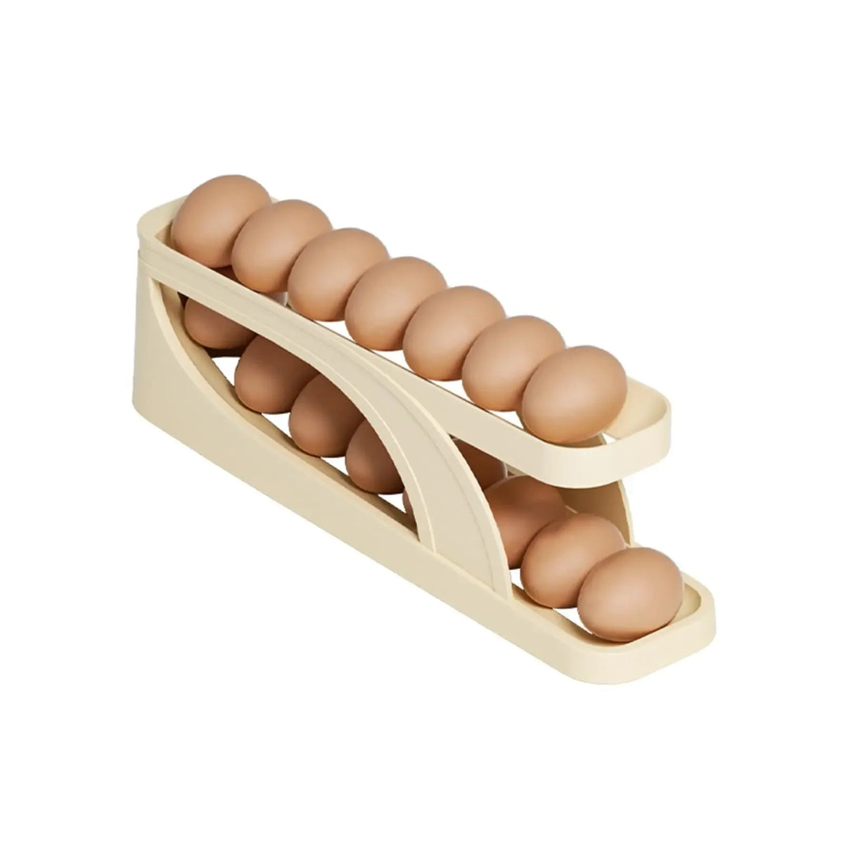 Automatic Rolling Double-Layer Egg Dispenser Egg Holder Dispenser