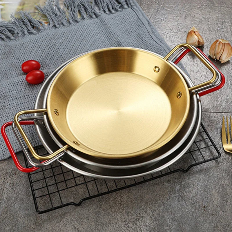 Paella Pan Smart Utensils Kitchenware Skillet Frying Stove
