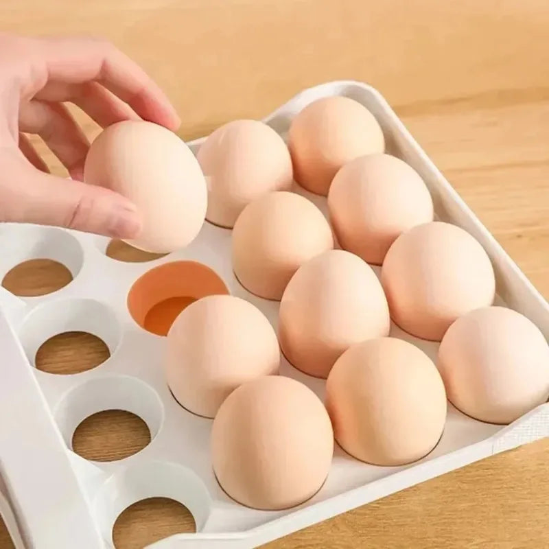 1/2pc Egg Storage Box Drawer-Type Refrigerator Egg Holder