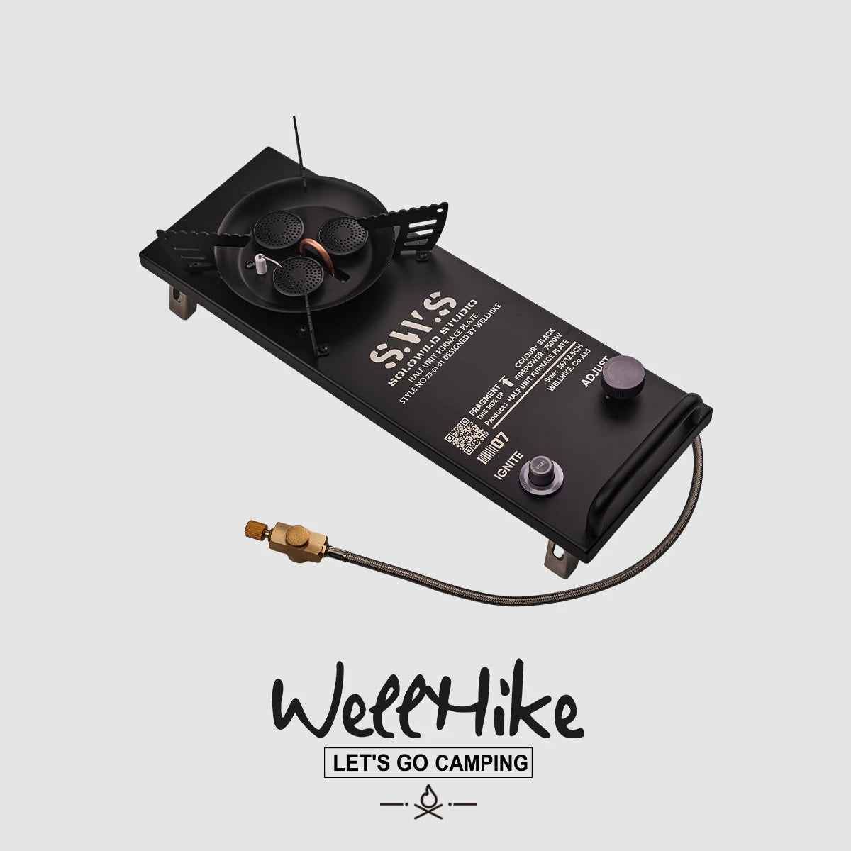 Wellhike Outdoor Sws Half-Unit Igt 3-Burner Stove 7500w
