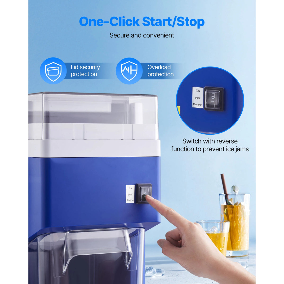 Succebuy 8l Commercial Ice Shaver Machine Electric Snow