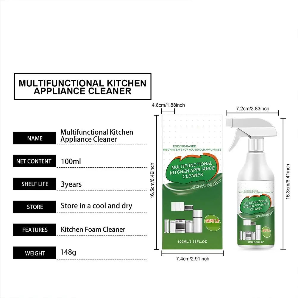 Multi Purpose Appliance Cleaner Quickly Penetrates Dissolves