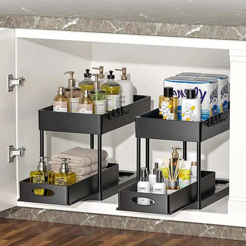 Tier Under Sink Organizer Organizer Cabinet Storage Rack