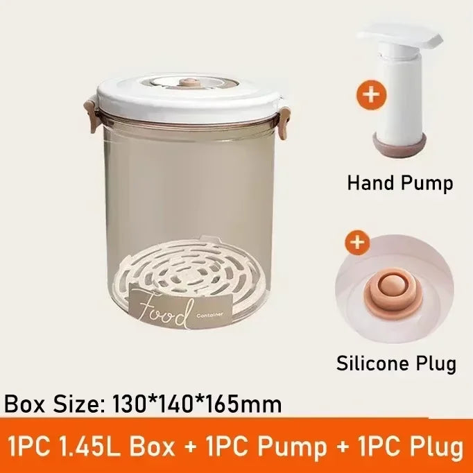 Vacuum Food Storage Box Fresh-Keeping Canister Sealed Storage