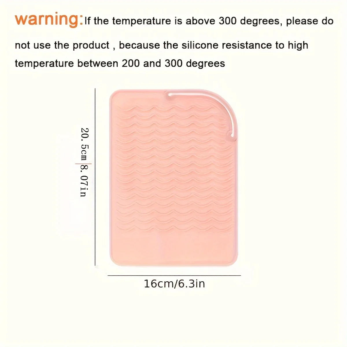 1pcs Heat Resistant Silicone Mat Pad Non-Slip Mat