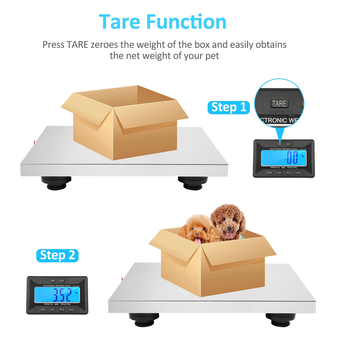 Heavy Duty Postal Scale 450kg Scale Stainless Steel