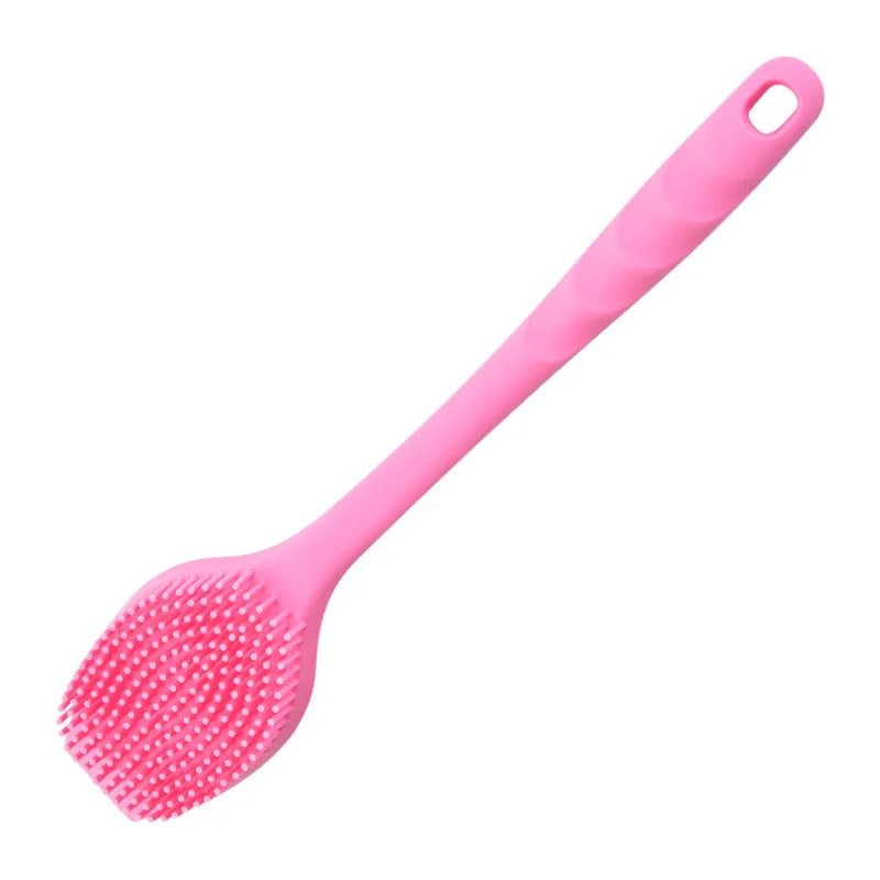 Long Handle Silicone Dishwashing Brush Hangable Pot &