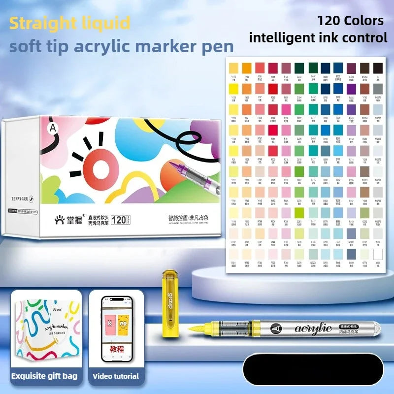 Grasp 168/1 Colors Acrylic Marker Pens Waterproof Pen