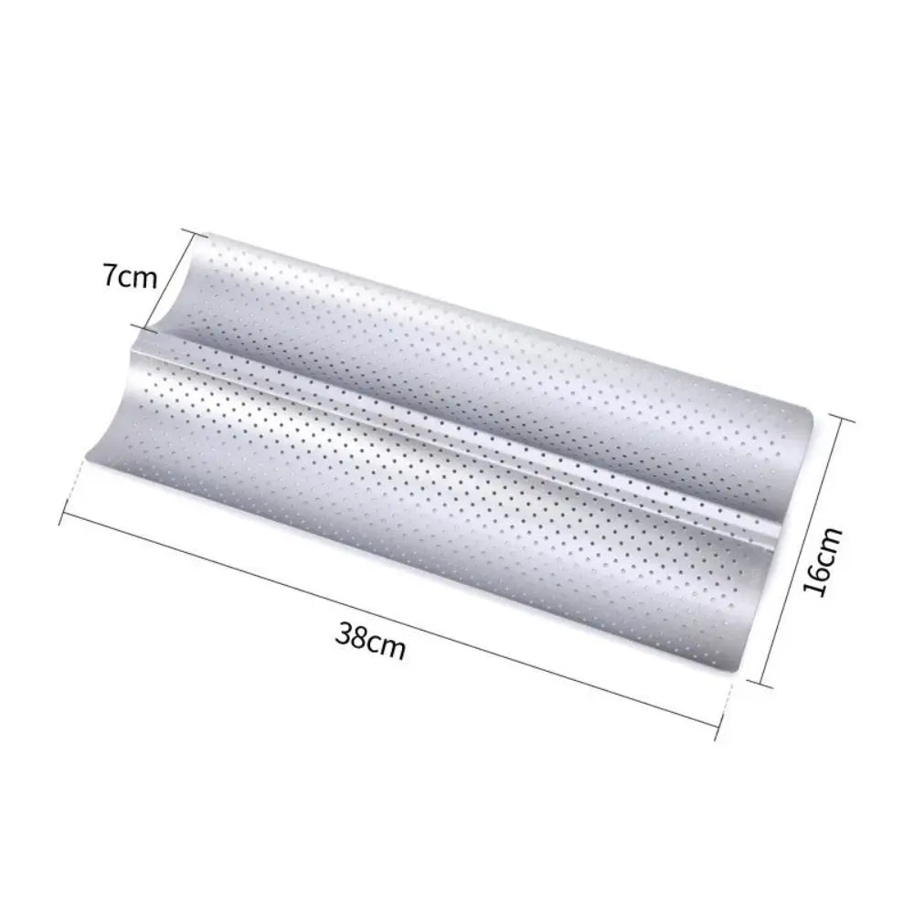 Nonstick Baguette Baking Tray 2/4 Grooves Bakeware French