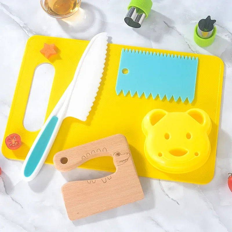 11/13/17pcs Kids Cooking Sets Real Cooking Montessori Toddlers