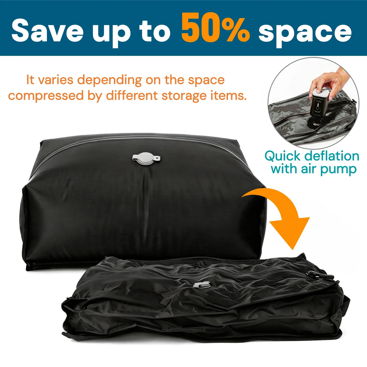 Durable Tear-Resistant Tpu Vacuum Compression Bags 9l-41l