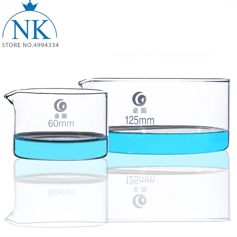 1pc High Borosilicate Glass Crystallizing Dish Circular Dish