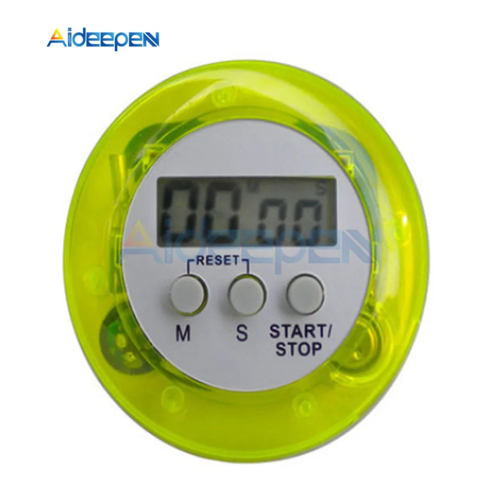 Lcd Digital Countdown Magnetic Stopwatch Timer Back Stand