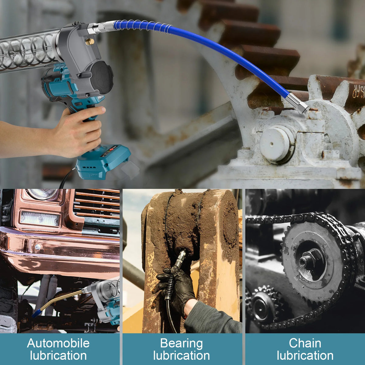 Nananuu Brushless Electric Grease Gun Wireless Fully Automatic