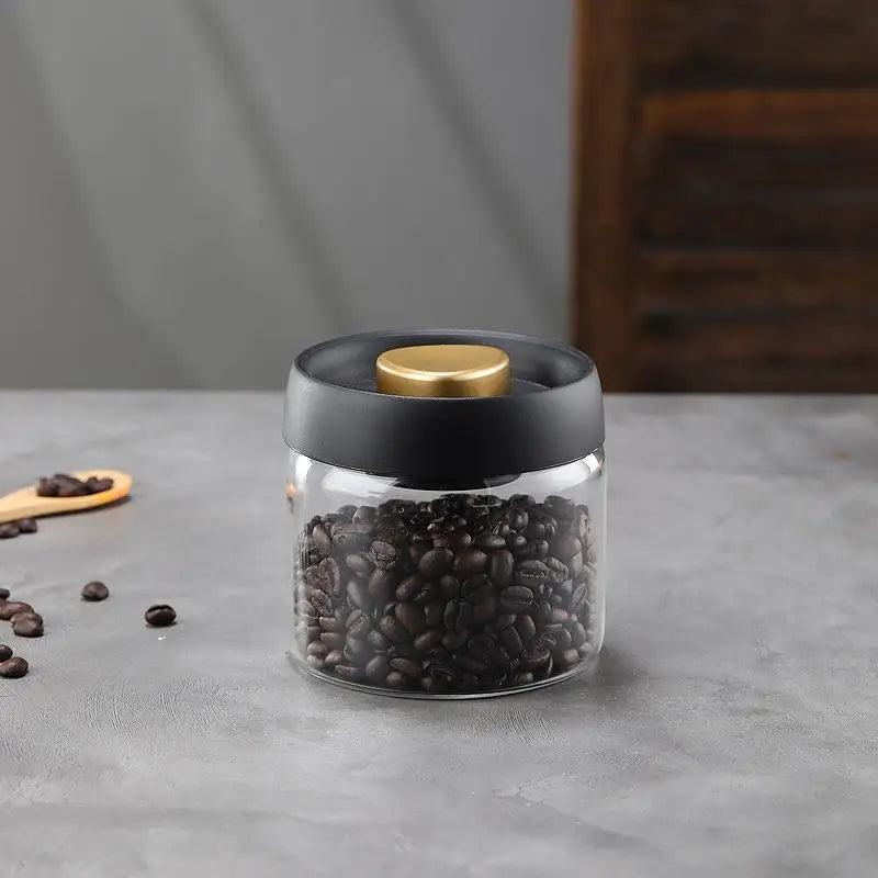 Vacuum Sealed Tank Coffee Bean Glass Sealed Jar