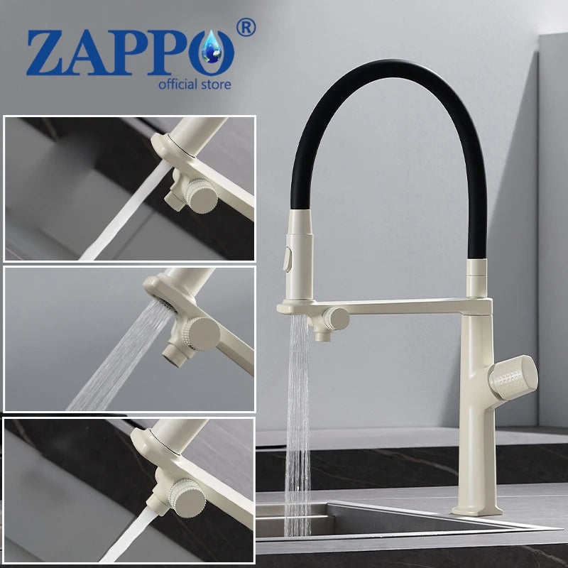 Zappo Faucet Separate Drinking Water Pull Out Sink