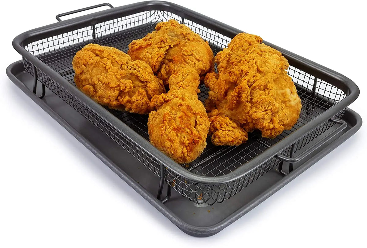 Baking Tray Oil Frying Baking Pan Non-Stick Chips