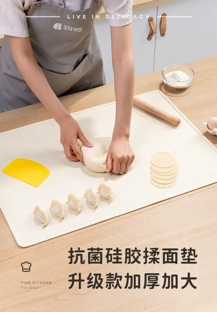 Thickening Kneading Dough Mat Silicone Baking Mat Pizza