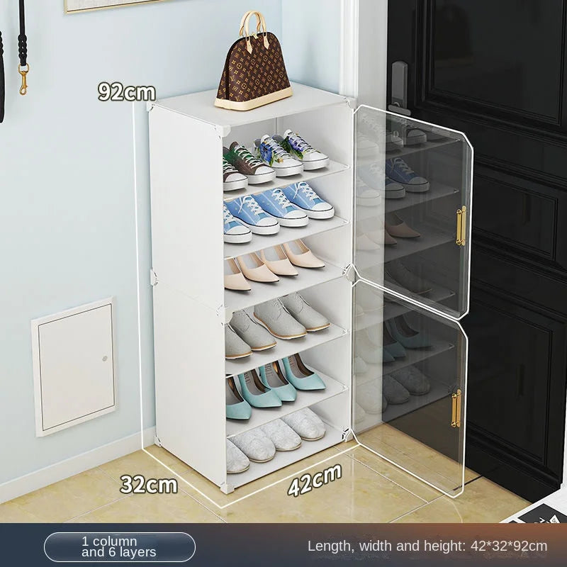 Small-Scale Foldable Cabinets Living Room Multilayer Large Space