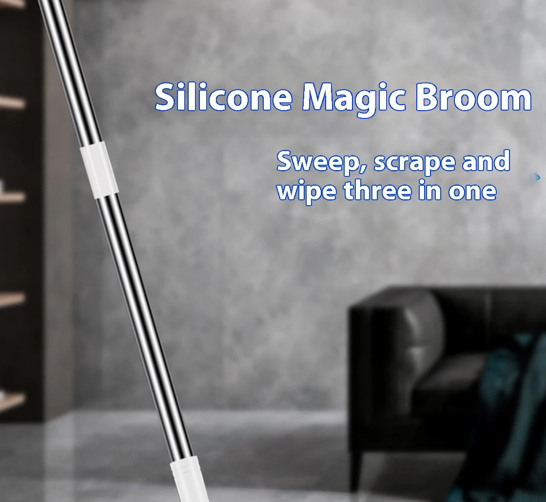 Silicone Scraper Broom Magic Wiper High Place Glass