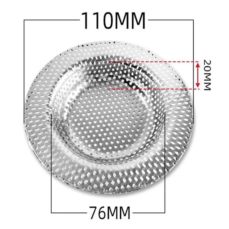 Sink Mesh Strainer Stainless Steel Water Sink Filter