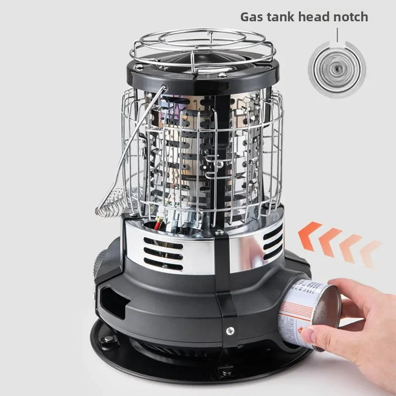 Outdoor Winter Heating Stove Gas Burner 1500w Camping