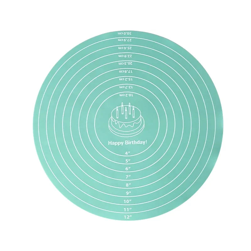 Silicone Cake Mat 12 Inch Round Silicone Mat