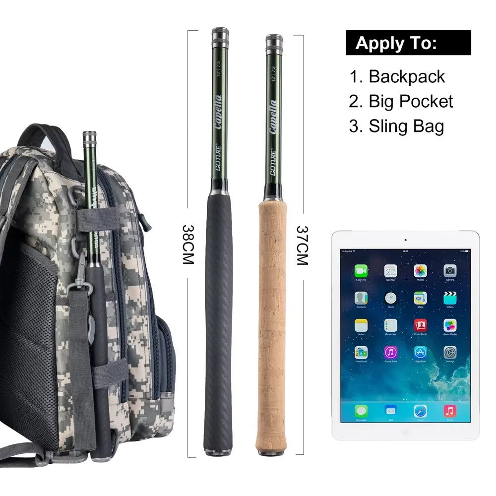 Goture 6m Tenkara Rod Spare Tip Section&Storage Bag