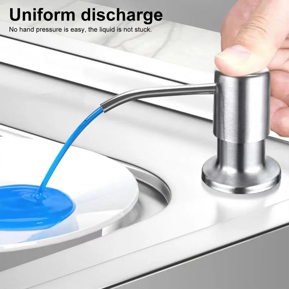 350/500ml Stainless Steel Soap Dispenser Versatile Anti-Rust