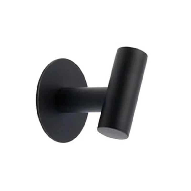 1pc No Punching Self-Adhesive Hook Stainless Steel Bathroom