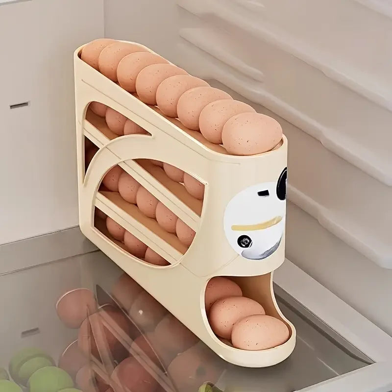 Tier Egg Storage Box Rolling Egg Design Large