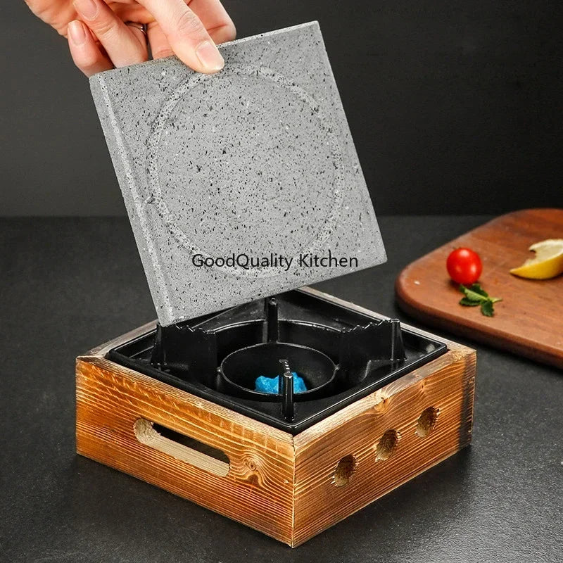 Japanese Barbecue Stove Beef Steak Plate High Temperature