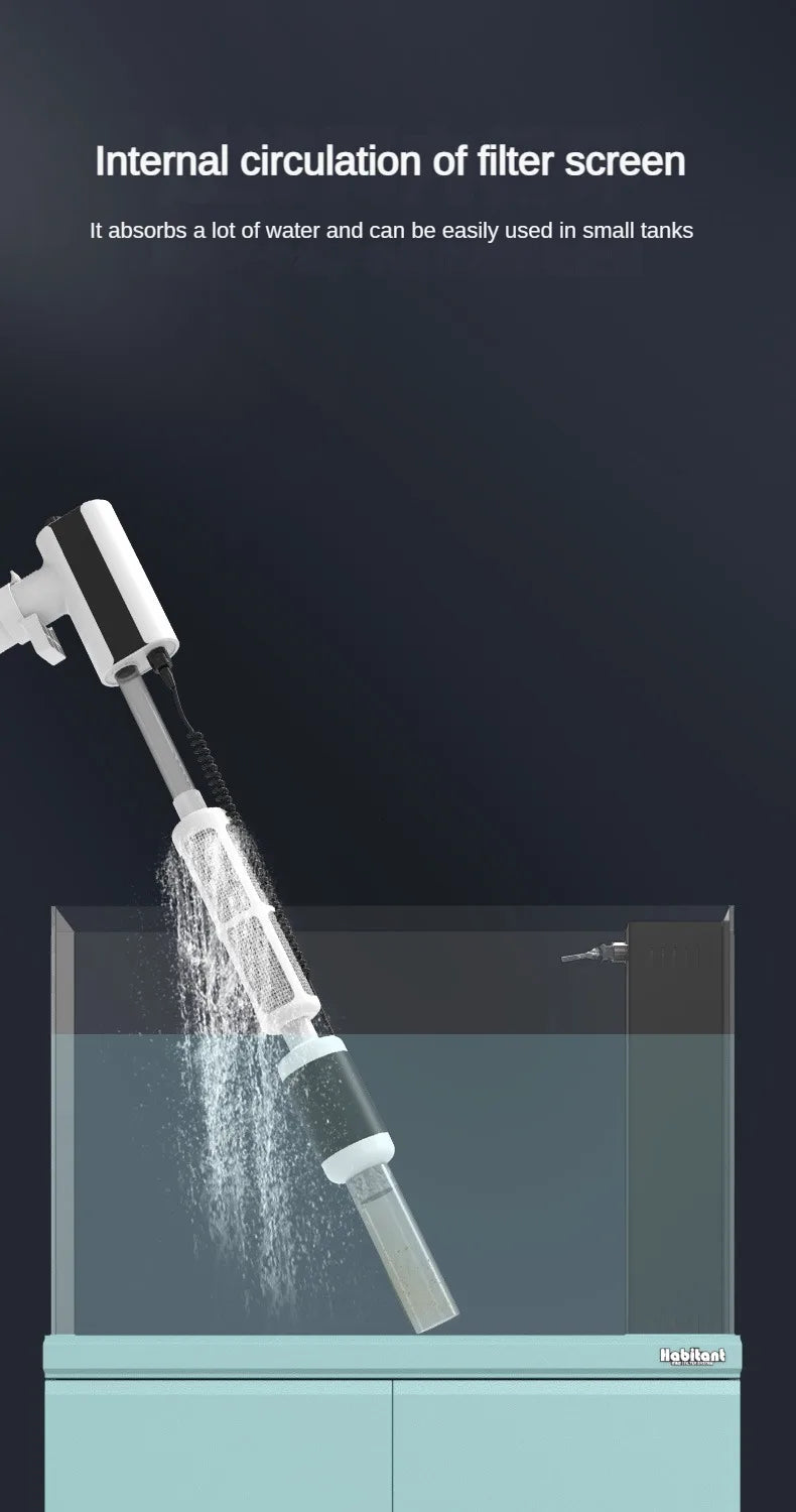 Fish Tank Water Exchanger Wireless Electric Water Pump