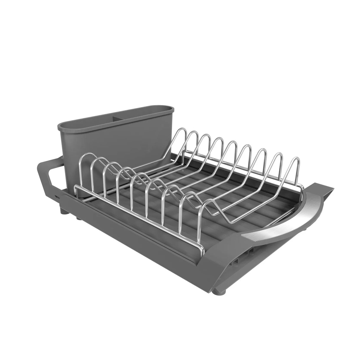1pcs Expandable Small Dish Organizer Shelf Drying Counter